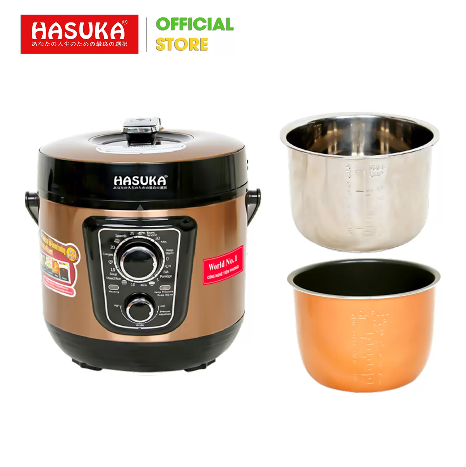 NỒI ÁP SUẤT ĐA NĂNG HASUKA HSK-986