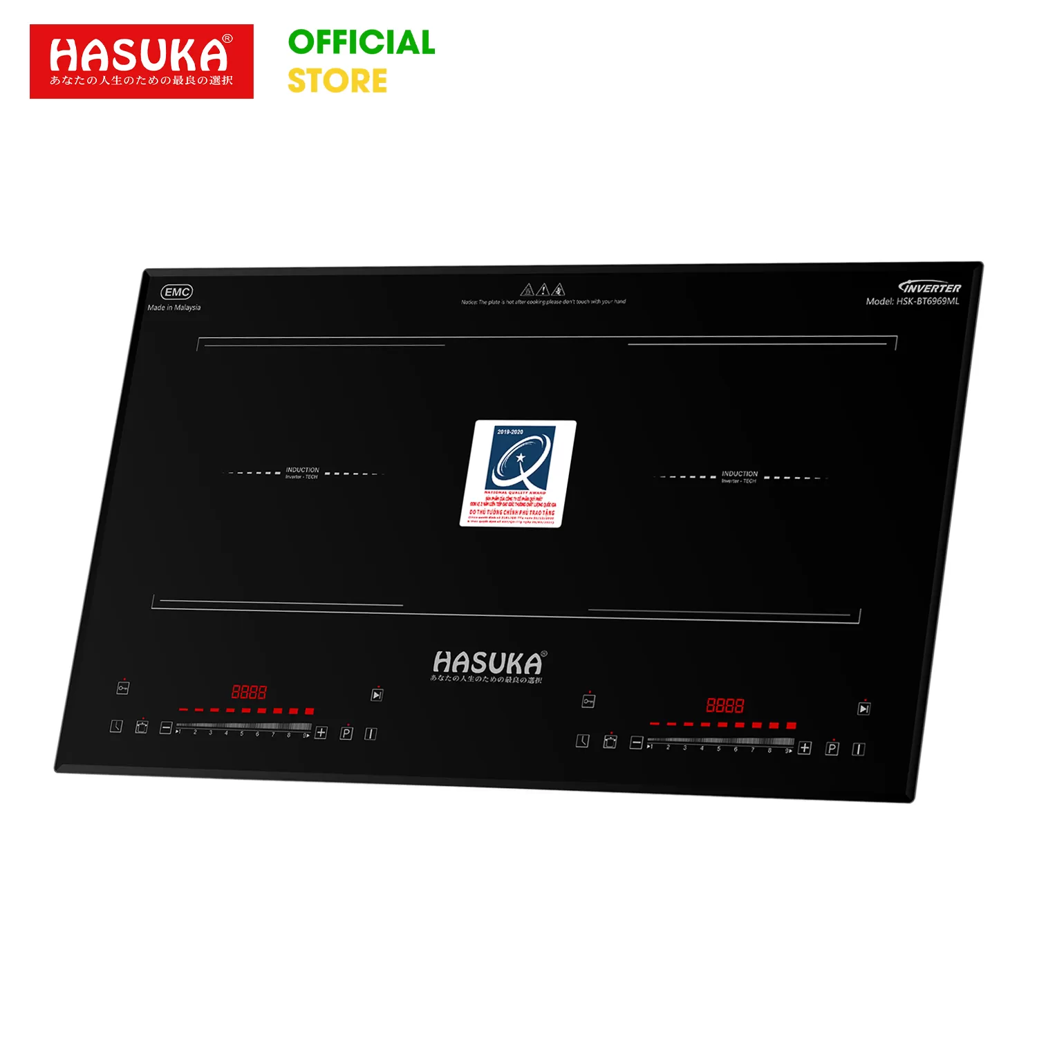 BẾP ĐIỆN TỪ ĐÔI HASUKA HSK-BT6969ML