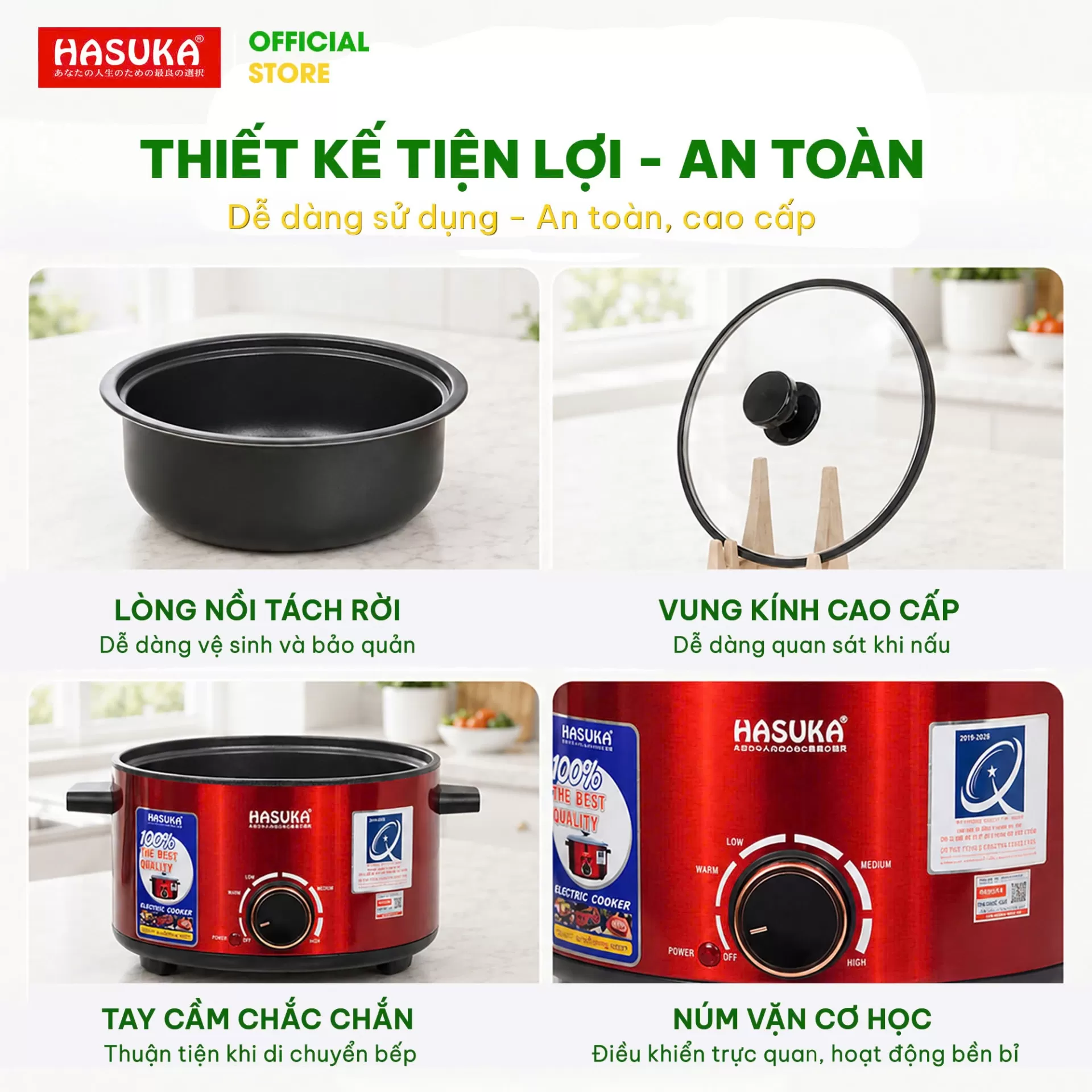 LẨU ĐIỆN ĐA NĂNG HASUKA HSK-352L