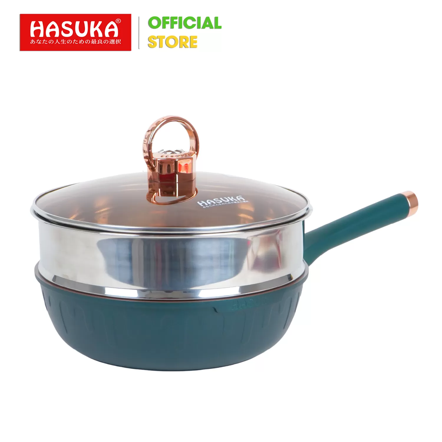 CHẢO CHỐNG DÍNH ĐA NĂNG HASUKA HSK-368CR