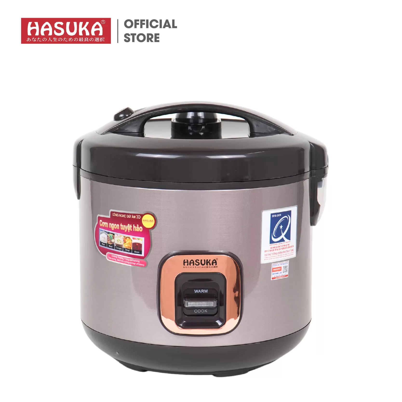 NỒI CƠM ĐIỆN 3,2 LÍT HASUKA HSK-863