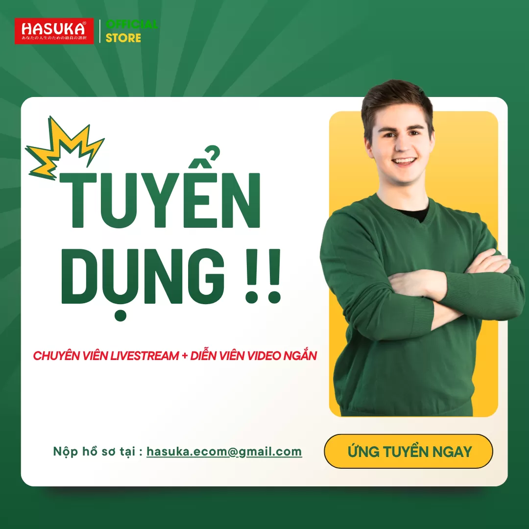 TUYỂN DỤNG CHUYÊN VIÊN LIVESTREAM VÀ DIỄN VIÊN VIDEO NGẮN