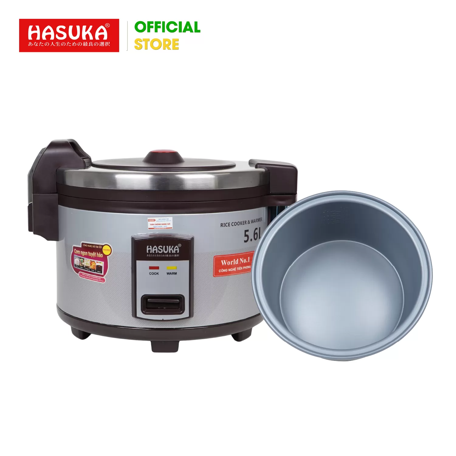 NỒI CƠM ĐIỆN CÔNG NGHIỆP HASUKA HSK-989