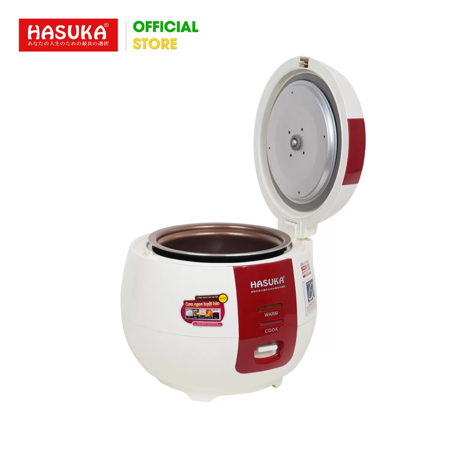 NỒI CƠM ĐIỆN 1 LÍT HASUKA HSK-801