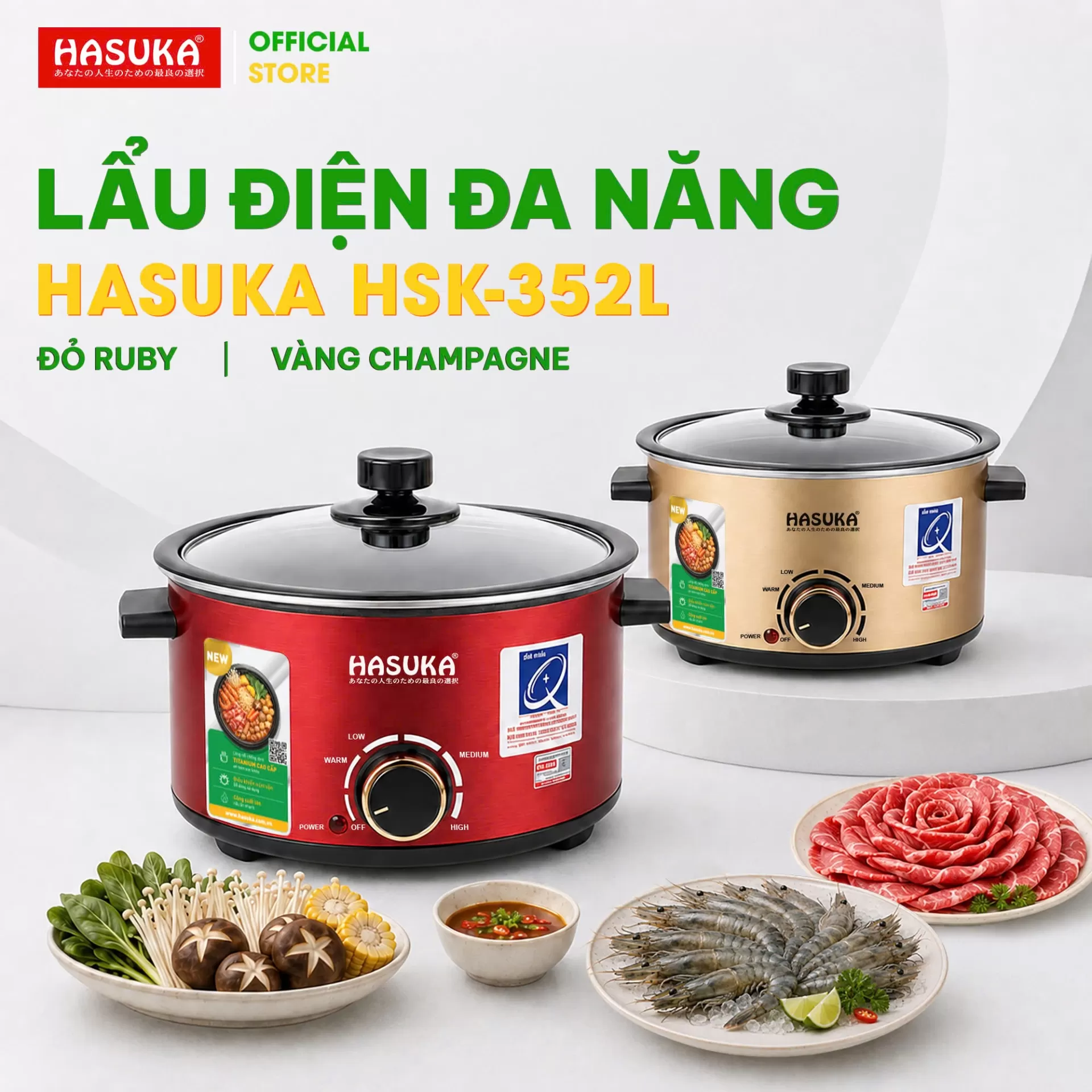 LẨU ĐIỆN ĐA NĂNG HASUKA HSK-352L