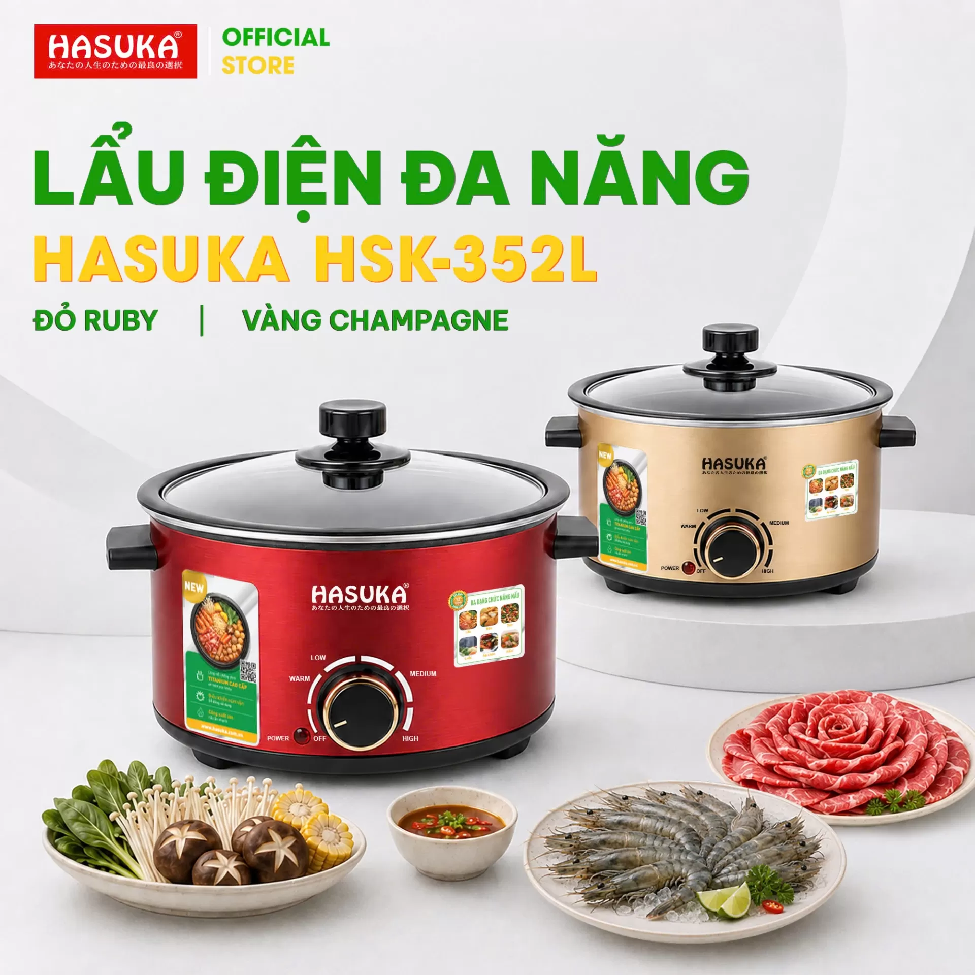 LẨU ĐIỆN ĐA NĂNG HASUKA HSK-352L
