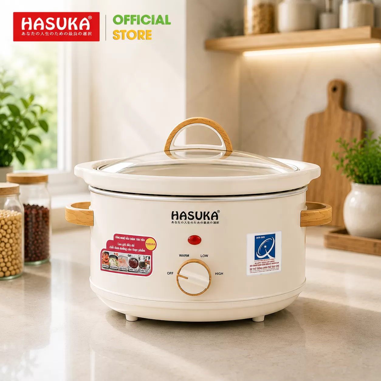 NỒI NẤU CHẬM ĐA NĂNG HASUKA HSK-134