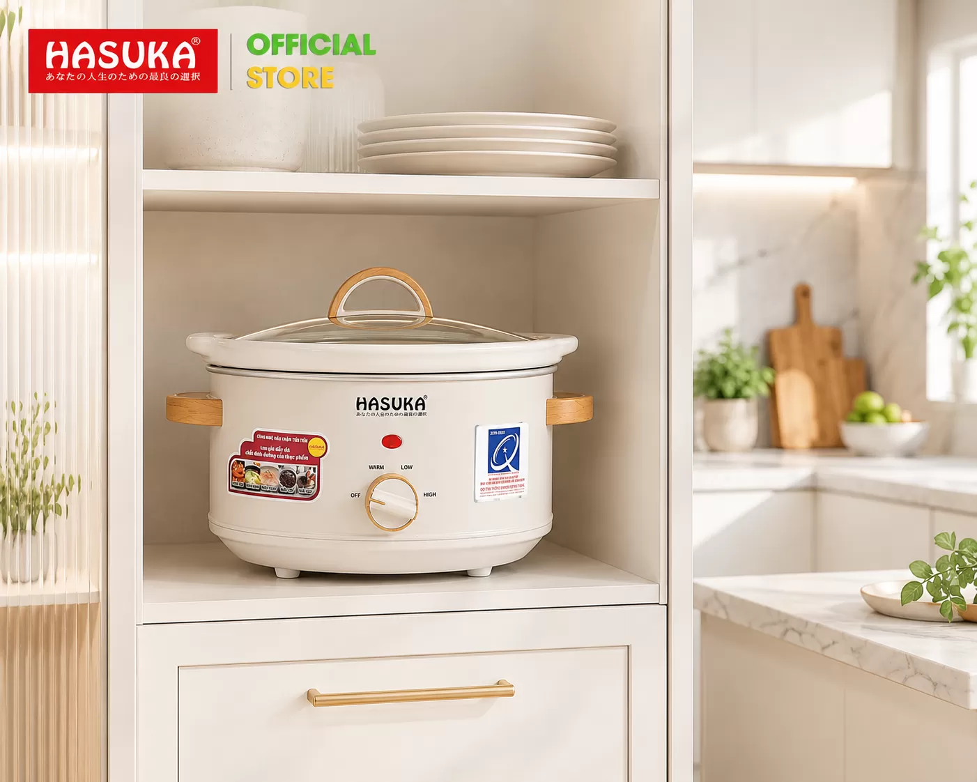 NỒI NẤU CHẬM ĐA NĂNG HASUKA HSK-136