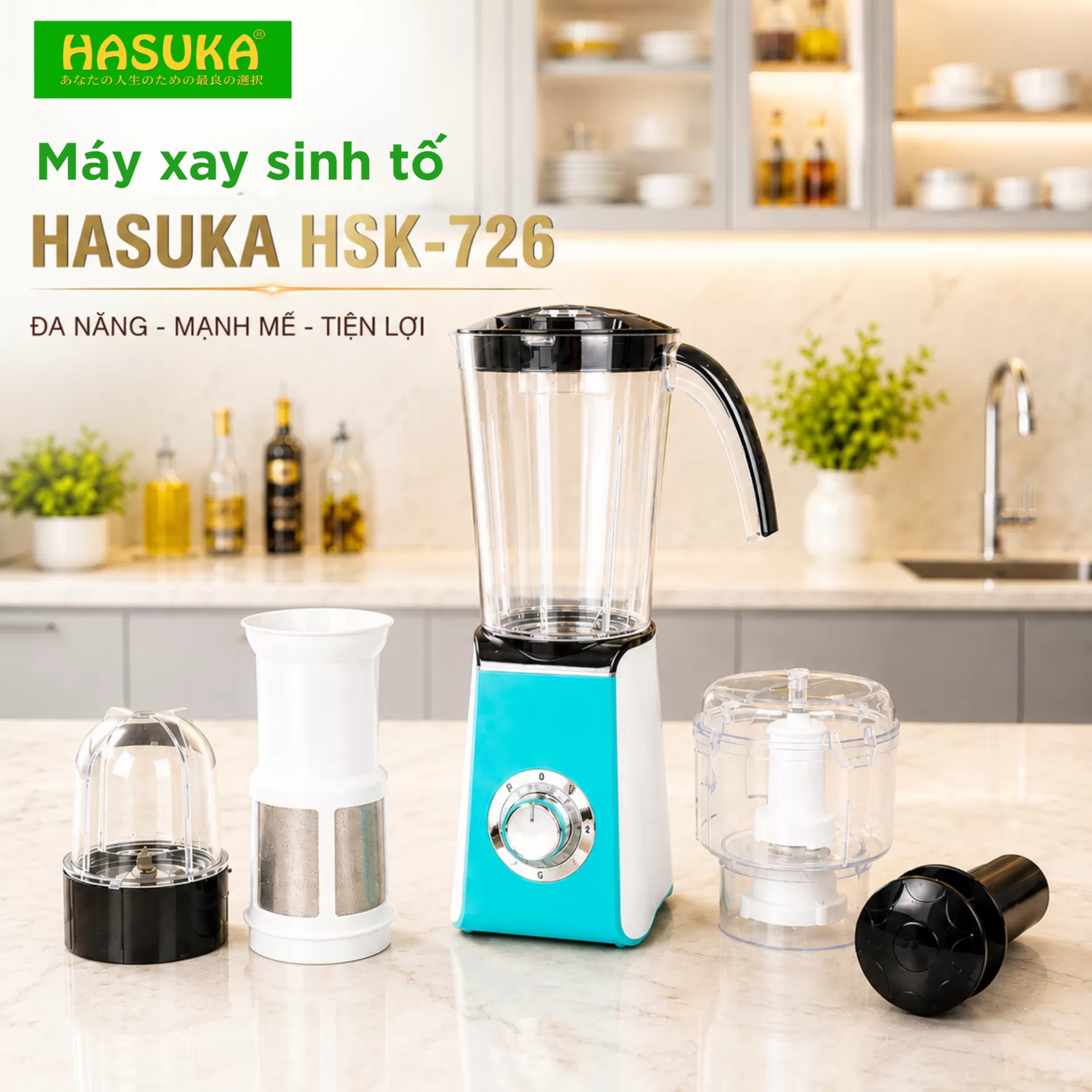 MÁY XAY SINH TỐ HASUKA HSK-726