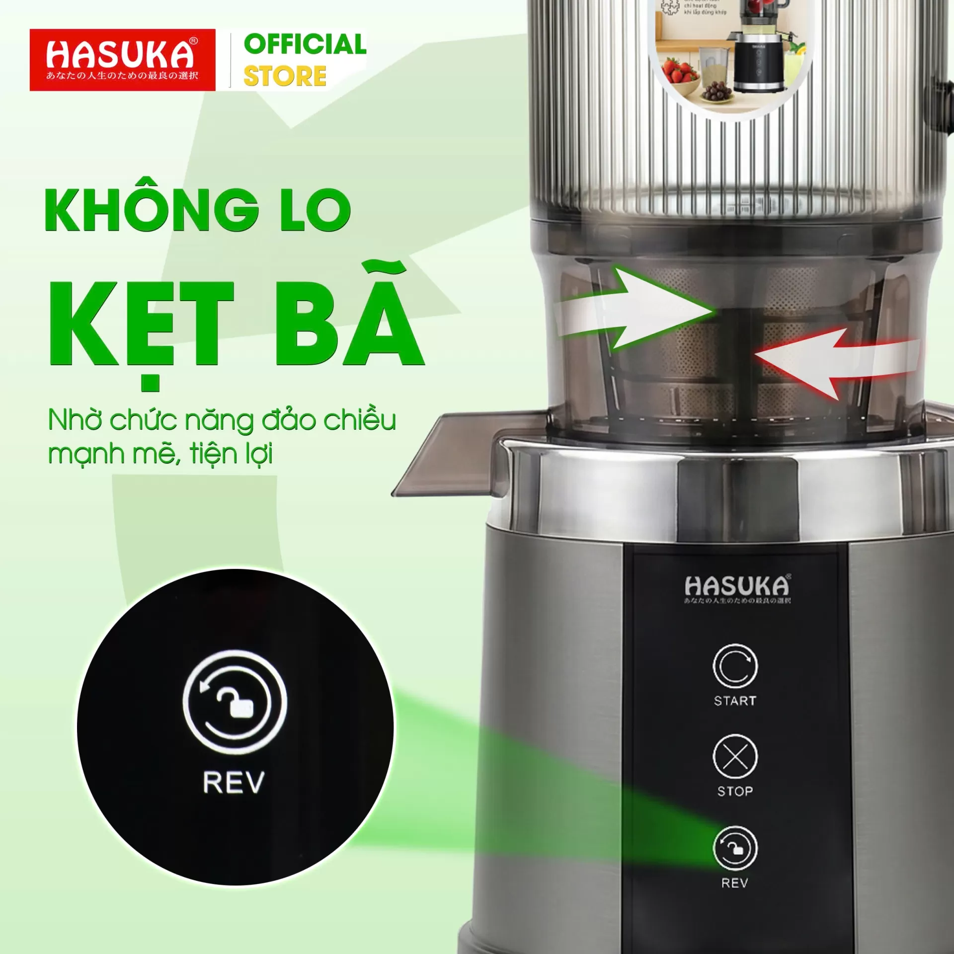MÁY ÉP CHẬM THẾ HỆ MỚI HASUKA HSK-582