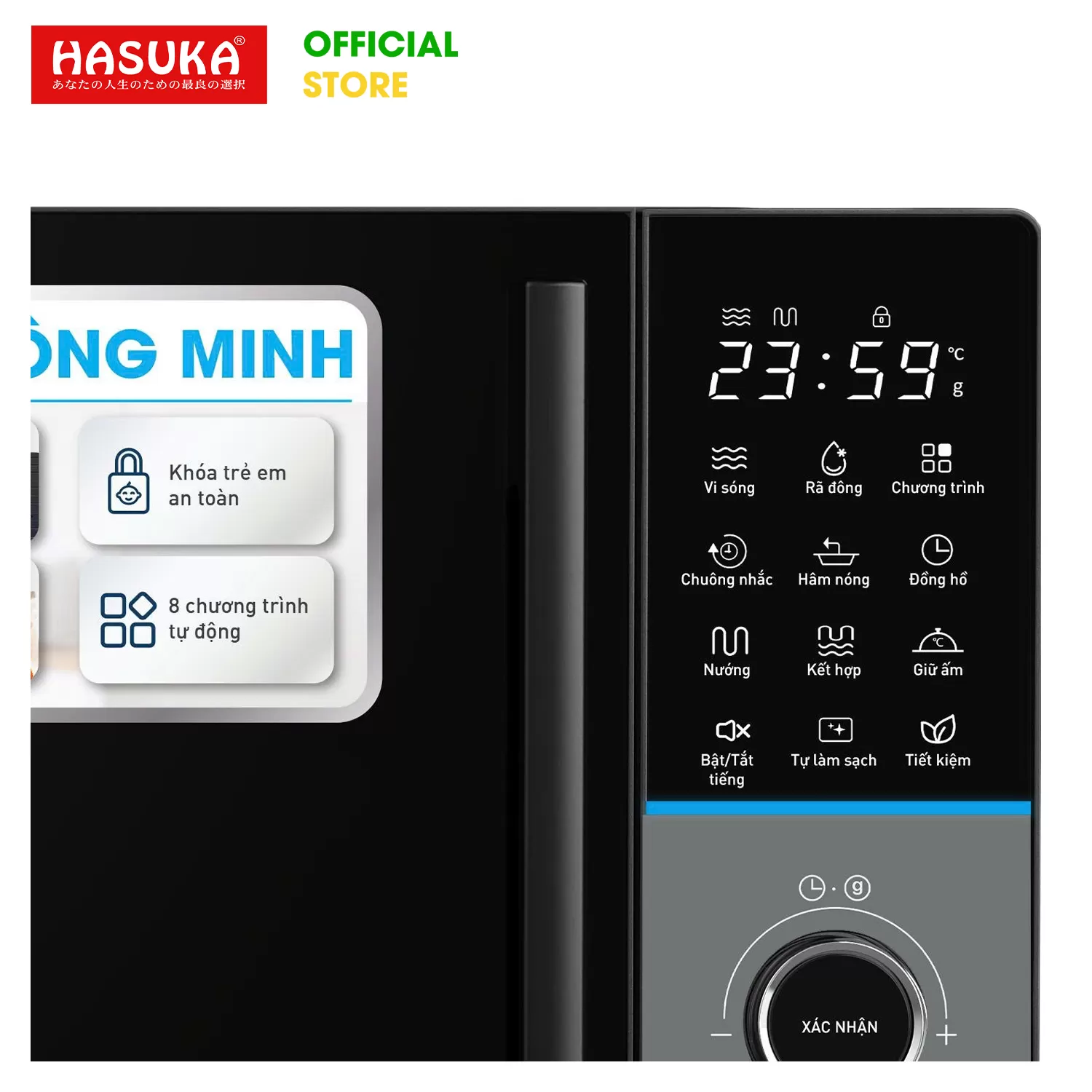 LÒ VI SÓNG ĐA CHỨC NĂNG HASUKA HSK-295