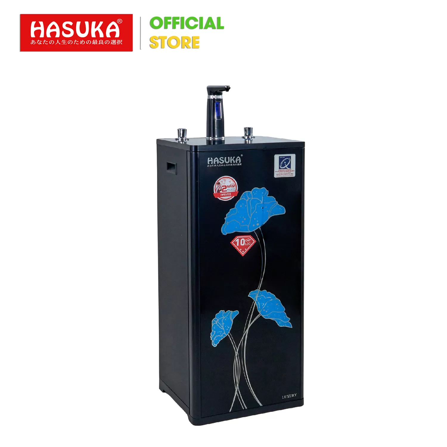 MÁY LỌC NƯỚC RO HASUKA HSK-110 KĐH 2CN TỦ LUXURY