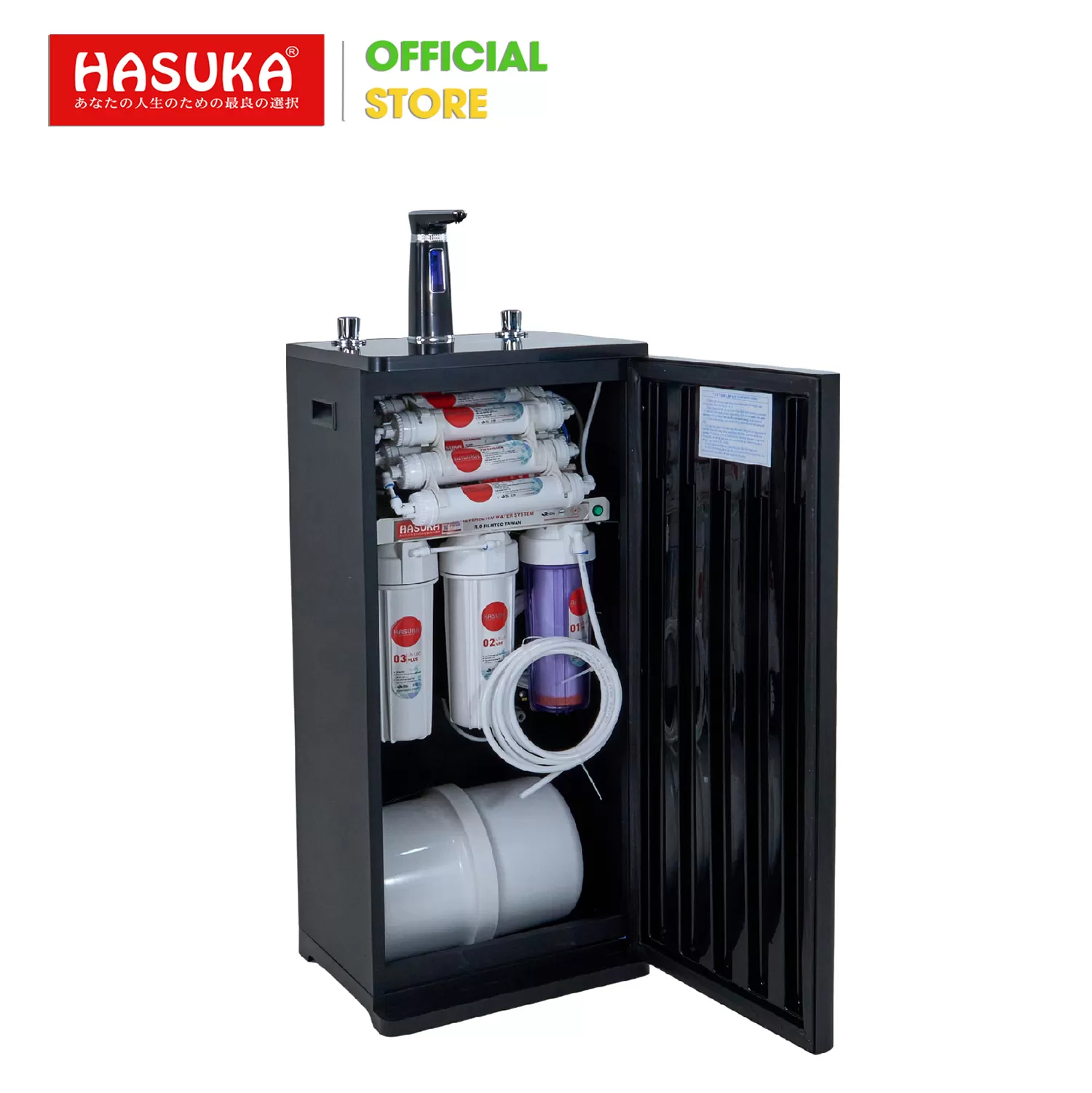 MÁY LỌC NƯỚC RO HASUKA HSK-110 KĐH 2CN TỦ LUXURY