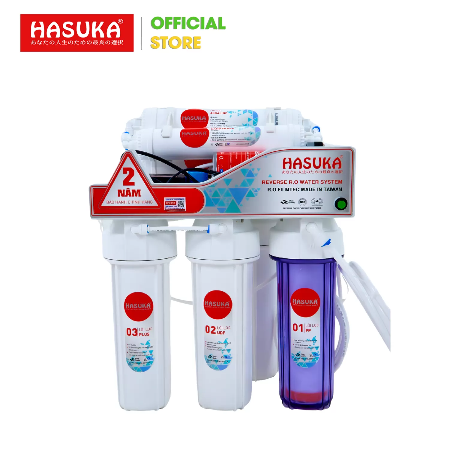 MÁY LỌC NƯỚC RO HASUKA HSK-110 TỦ DIAMOND
