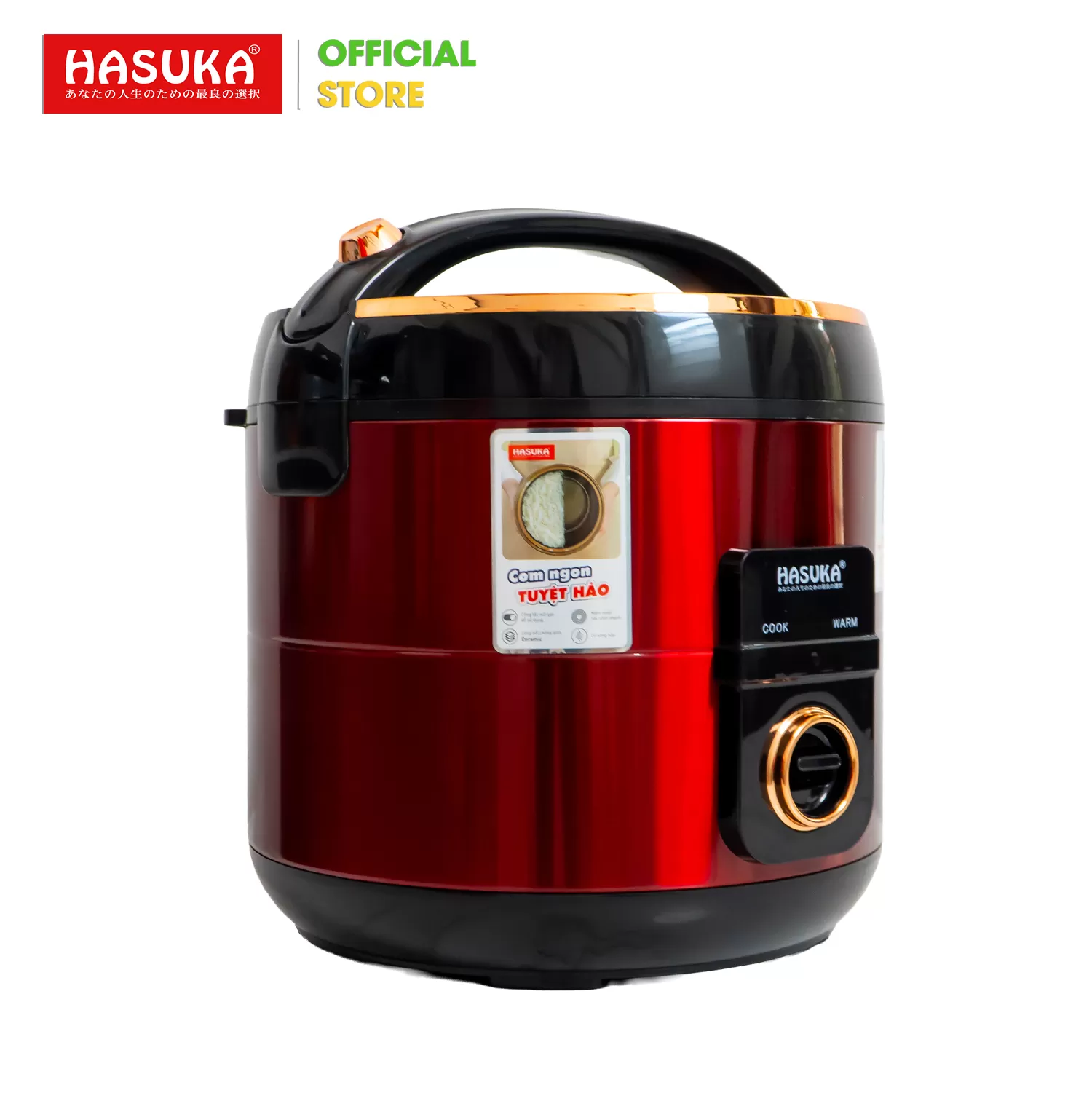 NỒI CƠM ĐIỆN 1,8 LÍT HASUKA HSK-833